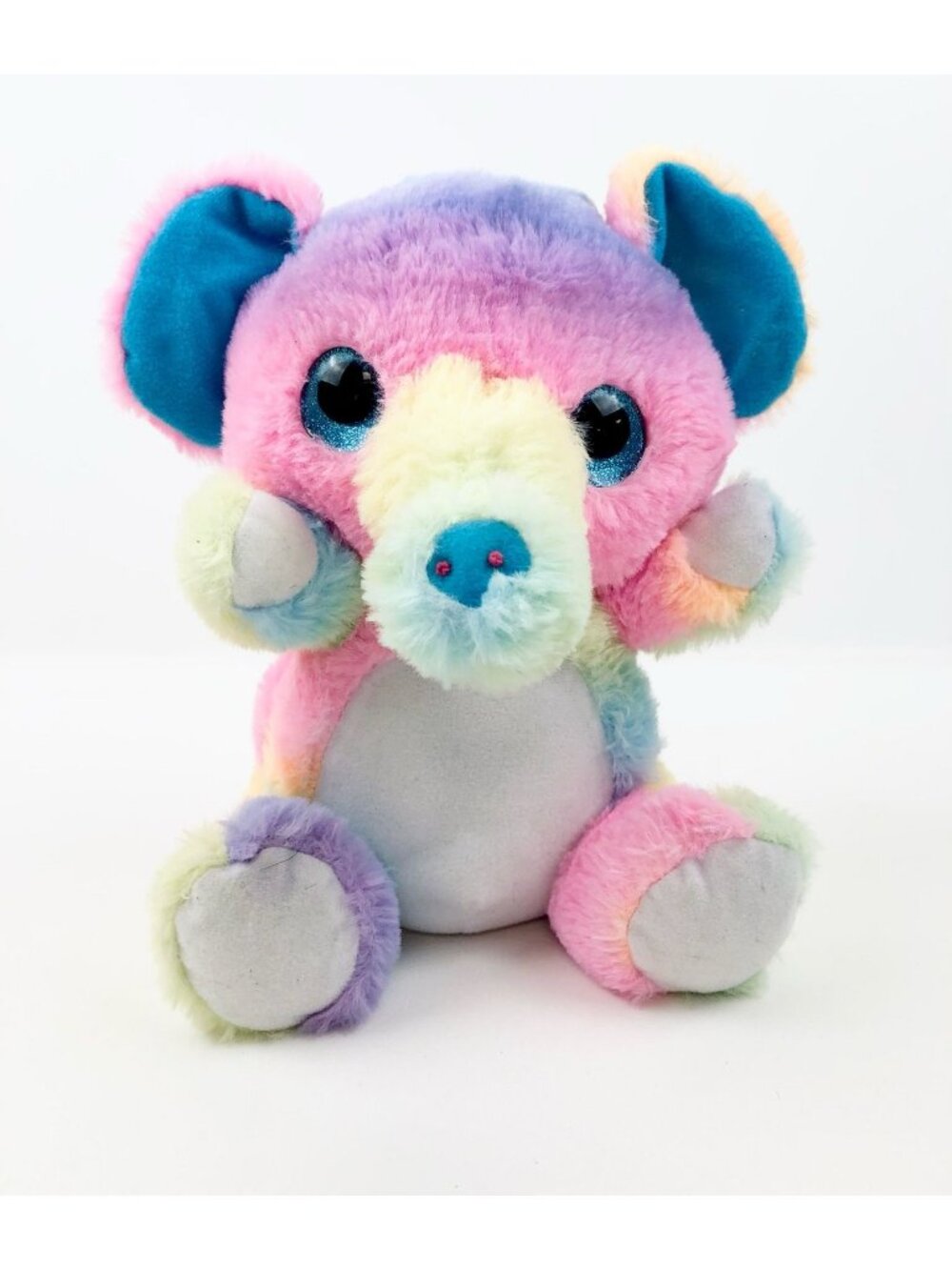 Peek A Boo Rainbow Elephant Stuffed Animal Plush Soft Toy Pink Blue Yellow